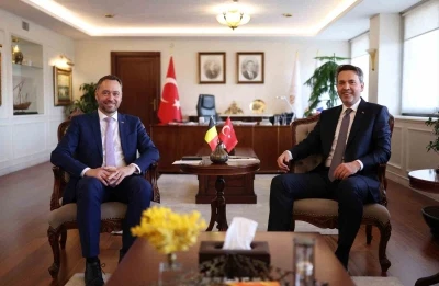 Bakan Bayraktar, Bel&ccedil;ika Başbakan Yardımcısı Prevot ile g&ouml;r&uuml;şt&uuml;
