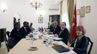 Bakan Bolat, Somali Ticaret ve Sanayi Bakanı Hassan ile g&ouml;r&uuml;şt&uuml;
