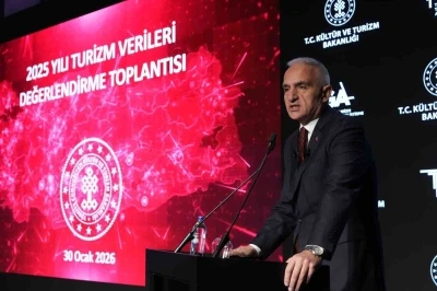 Bakan Ersoy: &lsquo;&lsquo;2025 turizm geliri 65,2 milyar dolar&rsquo;&rsquo;

