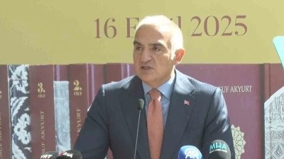 Bakan Ersoy: &quot;Geçmişi bilmeden geleceğe emin adımlarla ulaşılamaz&quot;
