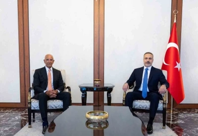 Bakan Fidan, ABD&rsquo;nin Ankara B&uuml;y&uuml;kel&ccedil;isi Tom Barrack&rsquo;ı kabul etti
