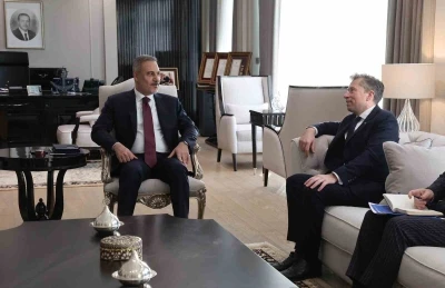 Bakan Fidan, BM İnsani İşlerden Sorumlu Genel Sekreter Yardımcısı ve Acil Yardım Koordinat&ouml;r&uuml; Fletcher&rsquo;i kabul etti
