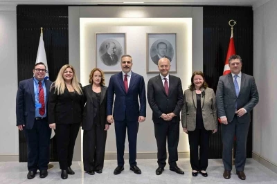 Bakan Fidan, BM M&uuml;lteciler Y&uuml;ksek Komiseri Salih ile g&ouml;r&uuml;şt&uuml;
