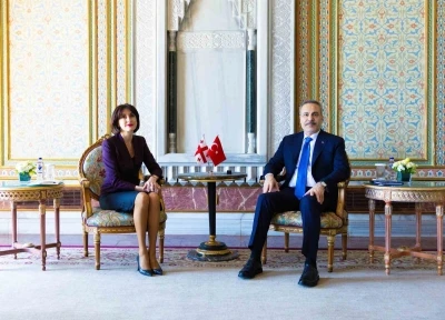 Bakan Fidan, G&uuml;rcistan Başbakan Yardımcısı ve Dışişleri Bakanı Maka Botchorishvili ile g&ouml;r&uuml;şt&uuml;
