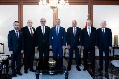 Bakan Fidan, GYUK Başkanı Ali Şaat&rsquo;ı kabul etti
