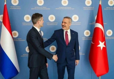 Bakan Fidan, Hollandalı mevkidaşı Berendsen ile g&ouml;r&uuml;şt&uuml;
