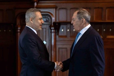 Bakan Fidan, Lavrov ile baş başa g&ouml;r&uuml;şt&uuml;
