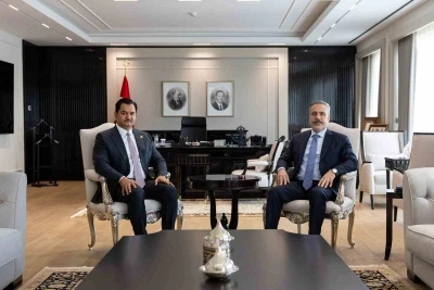 Bakan Fidan, Libya Ulusal Ordusu Genel Komutan Yardımcısı Orgeneral Hafter’i kabul etti
