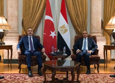 Bakan Fidan, Mısırlı mevkidaşı Abdelatty ile g&ouml;r&uuml;şt&uuml;

