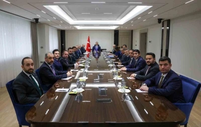 Bakan Fidan, MÜSİAD Genel Başkanı Özdemir’i kabul etti
