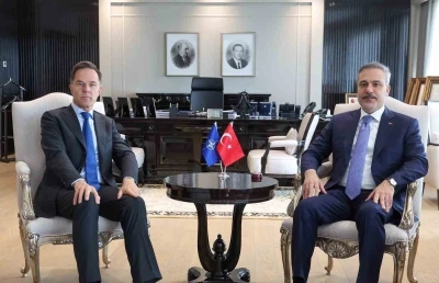Bakan Fidan, NATO Genel Sekreteri Rutte ile g&ouml;r&uuml;şt&uuml;
