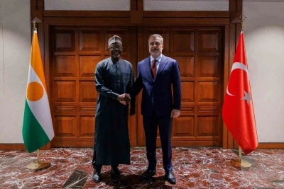 Bakan Fidan, Nijerli mevkidaşı Bakanı Sangare ile g&ouml;r&uuml;şt&uuml;
