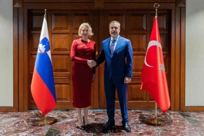 Bakan Fidan, Slovenya Ulusal Meclisi Başkanı Zupan&ccedil;i&ccedil; ile g&ouml;r&uuml;şt&uuml;
