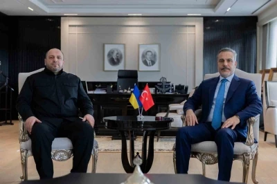 Bakan Fidan, Ukrayna Milli G&uuml;venlik ve Savunma Konseyi Sekreteri Umerov ile g&ouml;r&uuml;şt&uuml;
