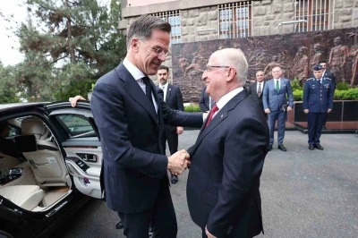 Bakan G&uuml;ler,  NATO Genel Sekreteri Rutte ile bir araya geldi
