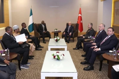 Bakan G&uuml;ler, Nijerya Savunma Bakanı Musa ile g&ouml;r&uuml;şt&uuml;
