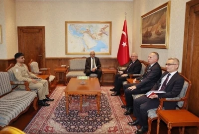 Bakan Güler, Pakistan Büyükelçisi Junaid’i kabul etti
