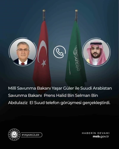 Bakan G&uuml;ler, Suudi Arabistanlı mevkidaşı ile telefonda g&ouml;r&uuml;şt&uuml;
