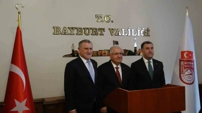 Bakan Güler ve Bakan Bak Bayburt’ta
