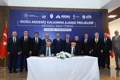 Bakan Kacır, Kahramanmaraş&rsquo;ta SOGEP projelerinin imza t&ouml;renine katıldı
