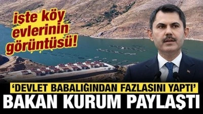 Bakan Kurum paylaştı: Devlet babalığından fazlasını yaptı