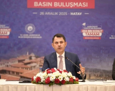 Bakan Kurum: "Mazlum coğrafyalara uzanacak, Suriye&rsquo;deki, Gazze&rsquo;deki kardeşlerimizin yanında olacağız"
