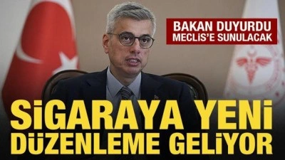 Bakan Memişoğlu a&ccedil;ıkladı: Sigaraya yeni d&uuml;zenleme geliyor