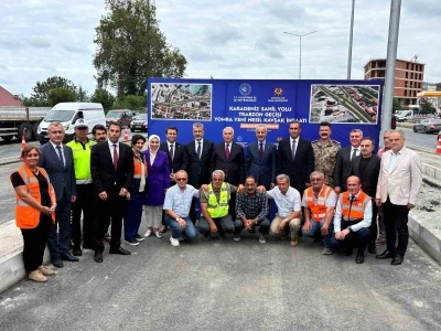 Bakan Uraloğlu’ndan Yomra yeni nesil kavşak inşaatında inceleme
