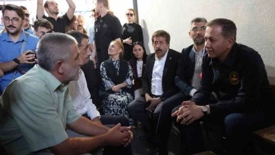 Bakan Yerlikaya Erzurum’da esnafı ziyaret etti
