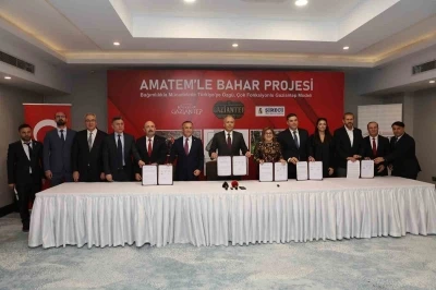 Bakan Yerlikaya’nın katılımıyla Türkiye’de ilk olacak AMATEM’le bahar projesi için imzalar atıldı
