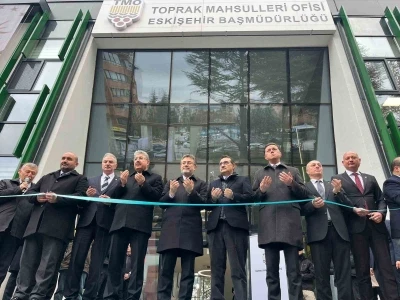 Bakan Yumaklı, Eskişehir&rsquo;de TMO&rsquo;nun yeni binasını a&ccedil;ılışını ger&ccedil;ekleştirdi

