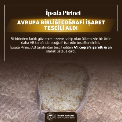 Bakan Yumaklı: &quot;Tescilli ürün sayımız 42’ye yükseldi&quot;
