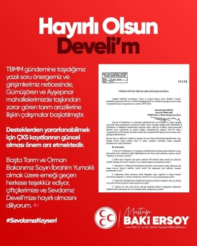 Baki Ersoy m&uuml;jdeyi verdi: "Hayırlı olsun Develim"
