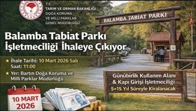 Balamba Tabiat Parkı ihaleye &ccedil;ıkıyor
