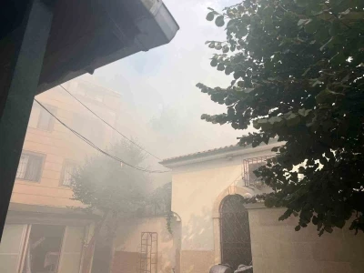 Balat’ta hamamda yangın paniği
