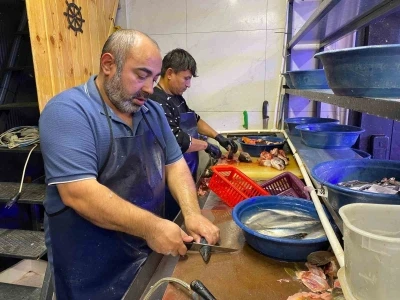 Balık sezonu bereketli başladı
