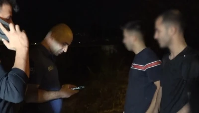 Balık tutmak için indiler, falezlerde mahsur kaldılar
