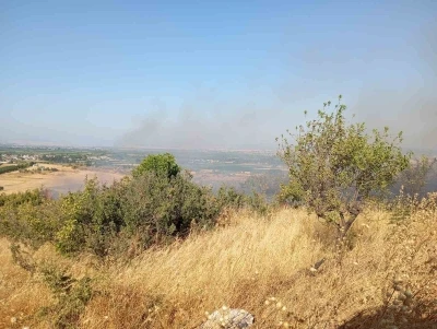 Balıkesir&rsquo;de arazi yangınına Orman ve itfaiye ekipleri m&uuml;dahale etti
