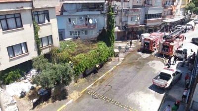 Balıkesir&rsquo;de &ccedil;ardak yangını korkuttu
