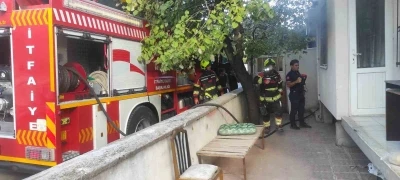 Balıkesir’de ev yangını
