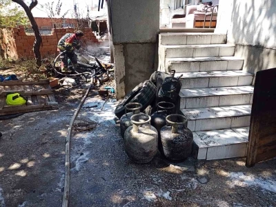 Balıkesir’de ev yangını korkuttu
