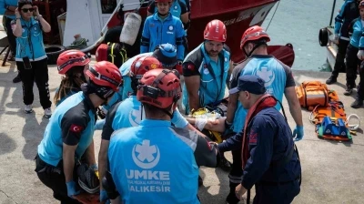 Balıkesir&rsquo;de ger&ccedil;eğini aratmayan b&ouml;lgesel umke tatbikatı
