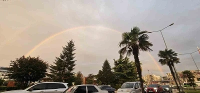 Balıkesir’de gökkuşağı
