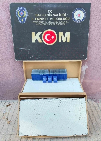 Balıkesir’de kaçak tütün operasyonu; 2 şahsa gözaltı
