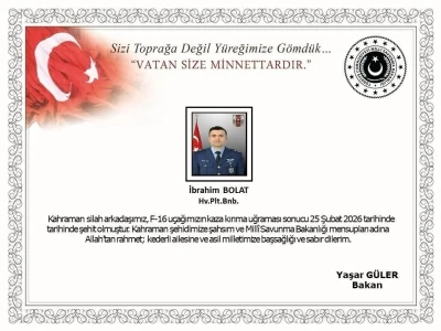Balıkesir&rsquo;de kaza kırıma uğrayan F-16&rsquo;da şehit olan pilotun kimliği a&ccedil;ıklandı
