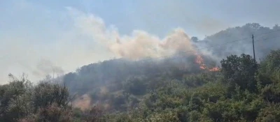 Balıkesir’de otluk ve makilik alanda çıkan yangın kontrol altına alındı
