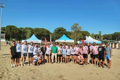 Balıkesir&rsquo;de Plaj Korfbol T&uuml;rkiye Şampiyonası yapıldı
