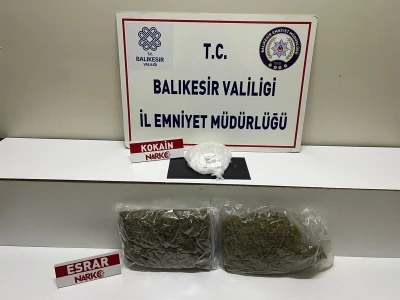 Balıkesir’de uyuşturucu operasyonu: 1 tutuklama
