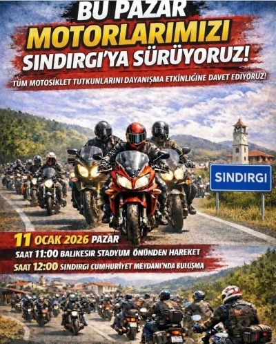 Balıkesirli motosiklet&ccedil;iler Sındırgı&rsquo;da buluşuyor
