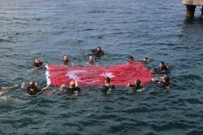 Bandırma’da 30 Ağustos’ta engelsiz zafer dalışı yapıldı
